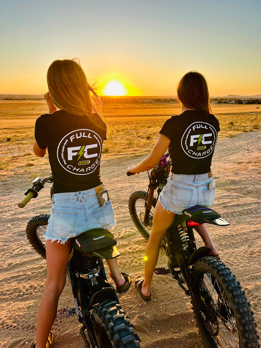 Women's Full Charge t-shirt (black)